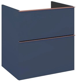 Elita Look szekrény 60x44.9x63.5 cm Függesztett, mosdó alatti kék 168578