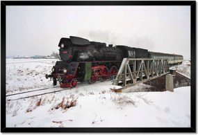 Poszterek keretben 60x40 Gőzmozdony Ol 49-59