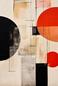 Poszter 61x90,5cm Absztrakt szimmetria