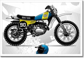 Poszterek keretben 60x40 Cross Motorkerékpár Motor