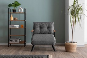 Széthúzható fotel Sandy (világosszürke). Akció -20%. 1073579