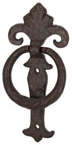 Klasszikus öntöttvas ajtókopogtató, 16 cm