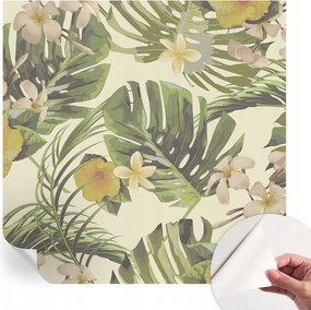 Dekoratív öntapadós fotótapéta Hálószobába Egzotikus növényvilág 250x250