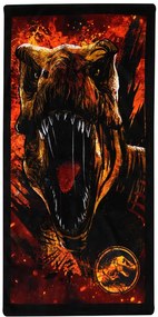 Jurassic World Claws of Chaos fürdőlepedő, strand törölköző 70x140cm