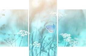 Kép - Pillangó kékben (90x60 cm)
