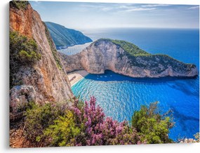 Kép - Navagio strand, Görögország (70x50 cm)