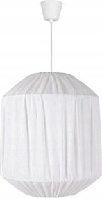 Oriva Molly mennyezeti lámpa 40 cm fém lenvászon fehér E27 lámpabúra