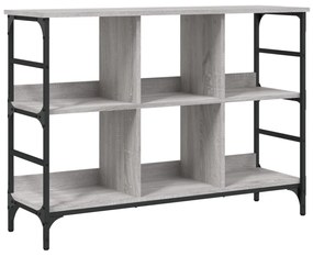 szürke sonoma színű szerelt fa tálalószekrény 102x32x73,5 cm