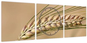 Kép - Búza (órával) (90x30 cm)
