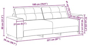 kanapé Taupe Textil, Fa Közepes Tartós Taupe kanapé