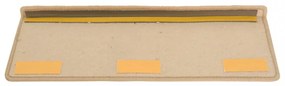 15 db aranyszínű lépcsőszőnyeg 65x21x4 cm