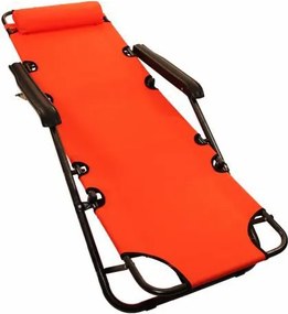 DIVERO Kerti összecsukható nyugágy orange