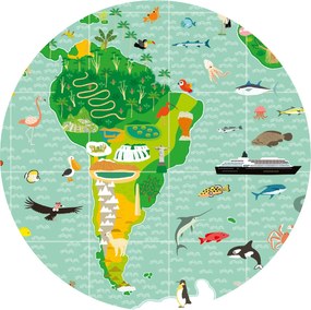 Megfigyeltető puzzle - Lenyűgöző világ, 200 db-os - A round the world + booklet