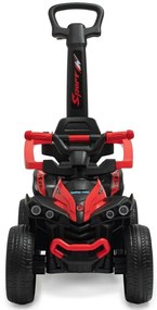 Baby Mix Mega Prime EVA futóbicikli vezetőrúddal, piros