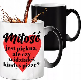 Mágikus Bögre Fekete Matt Szerelem Gyönyörű Ajándék Lányoknak