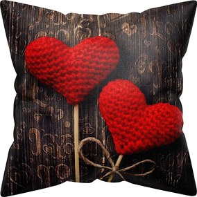 Dekorációs Párnahuzat Valentin Nap Nőnap 40x40 Jancsi Párna Ajándék