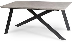 Összecsukható asztal Hamilton 160-200 cm szürke beton