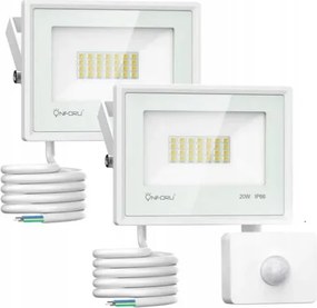 Reflektor Onforu 2 db 20W mozgásérzékelővel 1800 lm, fehér szín