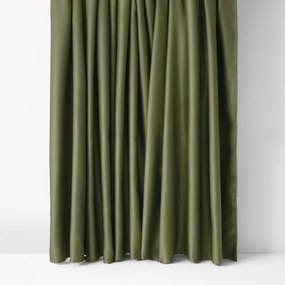 Goldea sötétítő függöny blackout szatén fényű - olivaszínű 270x180 cm