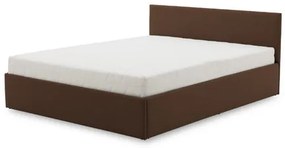 Kárpitozott LEON ágy bonelrugós matraccal, mérete 160x200 cm Barna