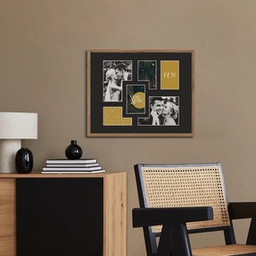 Képkeret 42x52 cm Kyoto Black – Styler