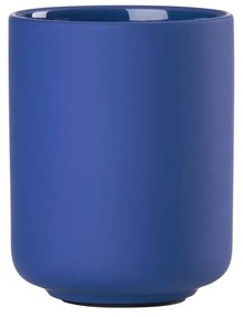 Kék agyagkerámia fogkefetartó pohár Ume – Zone