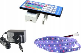 Led szalag szett 300 Smd Rgbw 5050 távirányító 1m