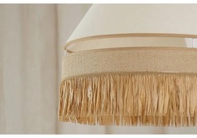 Brilagi WINNETOU AVIGNION lógcsillár 1xE27/15W/230V, 35 cm, barna/krém