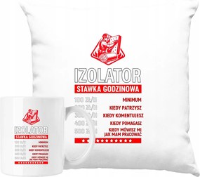 Bögre Szett Párna Szigetelő Ismeri az értéket Ötlet Ajándék