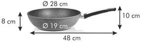 Tescoma i-PREMIUM Stone Wok, 28 cm