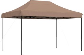 vidaXL barna összecsukható felugró rendezvénysátor 410x279x315 cm