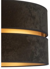 Duolla - Állólámpa DUO 1xE27/60W/230V átm. 44 cm fekete/wenge