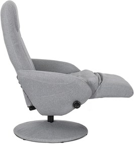 Modern Fotel Szürke Szövet Kárpittal. TONY