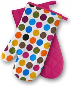 Fire Stone Konyhai kesztyű 250°C-ig hőálló színes pöttyös