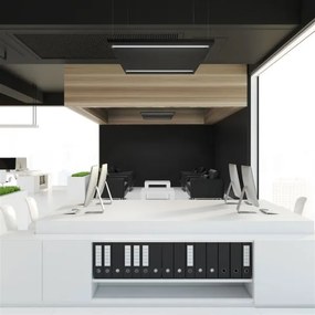 LED Panel ALGINE LED/44W/230V 60x60 cm 4000K UGR<16 fekete