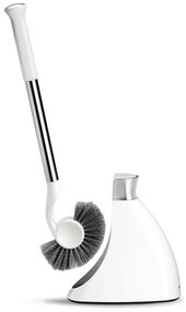 Fehér acél wc-kefe - simplehuman