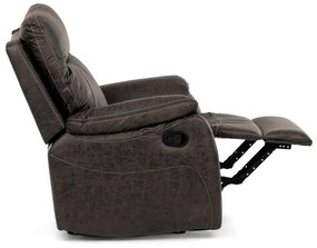 4092 COF3 pozicionáló fotel vintage, sötétbarna