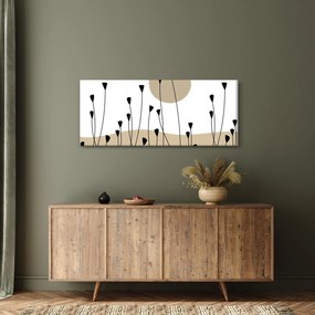 Kép - Grafikus rét N⁰2 (120x50 cm)