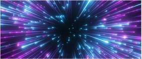 Kép - Neon tér (120x50 cm)