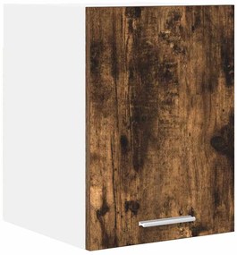 Függő szekrény Riga Füstölt tölgy és fehér 30 x 31 x 40 cm