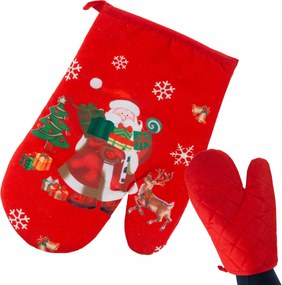 Konyhai Kesztyű Karácsonyi Mancs Mikulás Karácsony A Konyhában