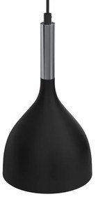 Csillár zsinóron NOAK 2xE27/15W/230V fekete/króm