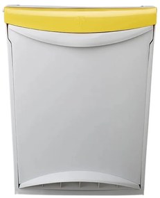 Denox Ekosystem Szelektív hulladékgyűjtő szemetes25 l, sárga - műanyag
