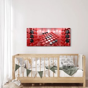 A gomb absztrakció képe (120x50 cm)