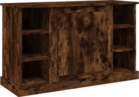 vidaXL füstös tölgy színű szerelt fa tálalószekrény 100x35,5x60 cm