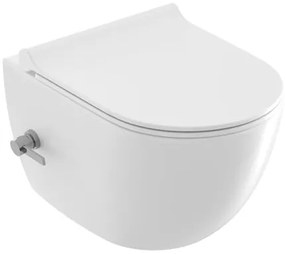 WC bidével fali Ravak Uni Chrome RimOff X01912