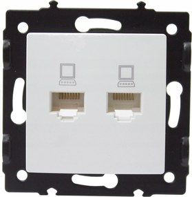 LcTec Argo 9036 Dupla számítógép aljzat rj45 5e