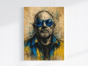 Vászonkép Canvas Grafika Portré Vázlat Férfi Rajz 75x100