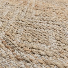 Natúr színű kézi szövésű jutakeverék szőnyeg 200x290 cm Asher Natural – Asiatic Carpets