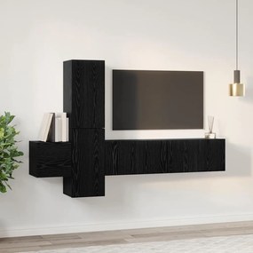 TV szekrény garnitúra 5 pcs Musta tammi 181 x 30 x 120 cm